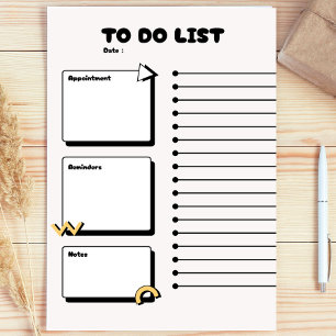 Lerarencadeautje, moderne takenlijstplanner post-it® notes