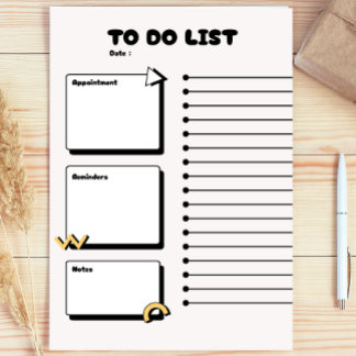 Lerarencadeautje, moderne takenlijstplanner post-it® notes