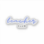 Lerarenclub Sticker (Voorkant)