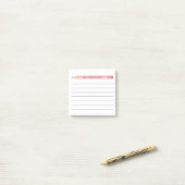 Lerarendag Potlood Illustratie Op Maat Post-it® Notes (Op bureau)