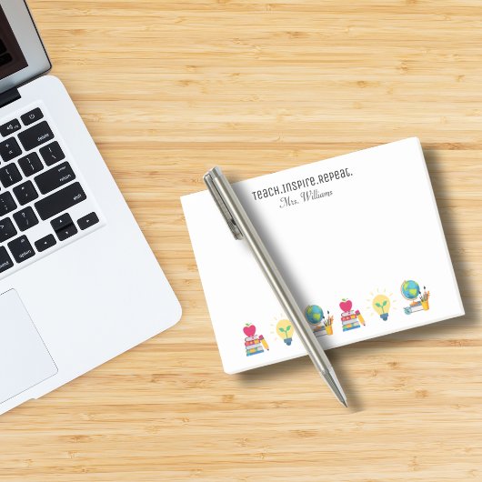 Lerarendag Waardering Leer Inspireren Herhaal Scho Post-it® Notes
