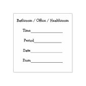 Lerarengang Pass Rubberstempel (Afrduk)