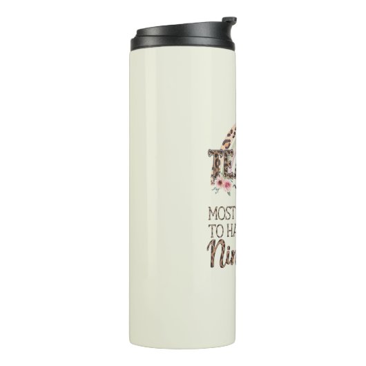 Lerarengeschenken zijn grappig, waarschijnlijk om  thermosbeker (Gedraaid links)