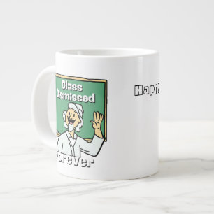 Lerarenklas voor altijd ontslagen grote koffiekop