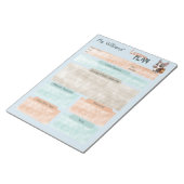 Lerarenlesplan Frans bulldog school Notitieblok (Schuin)