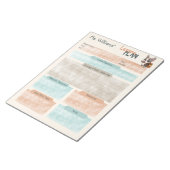 Lerarenlesplan Frans bulldog school Notitieblok (Schuin)