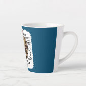 lerarenleven Leopard Apple leraar substituut Latte Mok (Rechts)