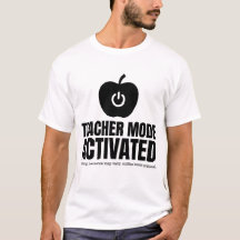 Lerarenmodus Geactiveerd Funny Teacher Gift T-shir