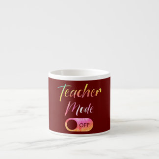 Lerarenmodus Uit Tie-Dye Laatste Schooldag Espresso Kop