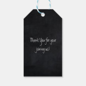 Lerarenopleiding Chalkboard Afstuderen Cadeaulabel (Achterkant)