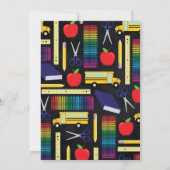 Lerarenopleiding Chalkboard Afstuderen Kaart (Achterkant)