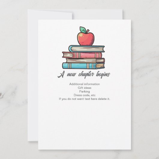 Lerarenpensioen Kleurrijke Nostalgische Klassieker Kaart (Achterkant)