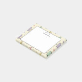 Lerarens waardering Pastel Liniaal Patroon Post-it® Notes (Schuin)