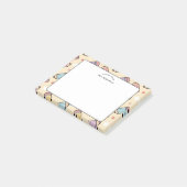 Lerarenschetspatroon met potloden post-it® notes (Schuin)