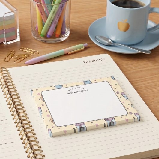Lerarenschetteringen Kunstbenodigdheden Patroon  Post-it® Notes