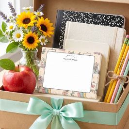Lerarenschoolbenodigdheden patroon post-it® notes