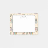 Lerarenschoolbenodigdheden patroon post-it® notes (Voorkant)