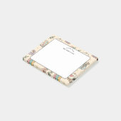 Lerarenschoolbenodigdheden patroon post-it® notes (Schuin)