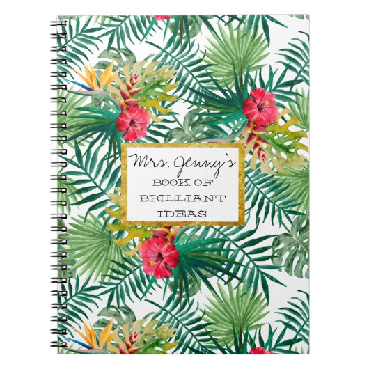 Lerarenschrift - gepersonaliseerd - cadeau notitieboek (Voorkant)