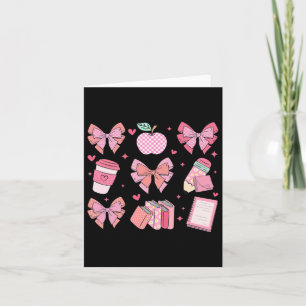 Lerarenshemd Coquette Strik Leerling Leraar Terug  Kaart