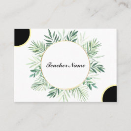 lerarensjabloon visitekaartje