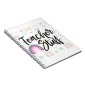 Lerarenspullen Boho Rainbow Notitieboek (Rechterzijde)