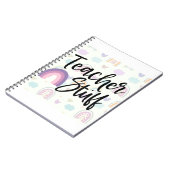 Lerarenspullen Boho Rainbow Notitieboek (Linkerzijde)