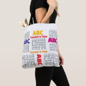 Lerarentalfabet  Wit Tote Bag (Dichtbij)