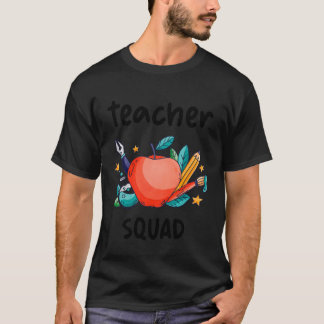 Lerarenteam Grappig Team Project Bende Feest Schoo T-shirt