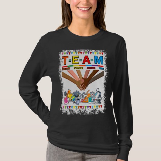lerarenteam positief t-shirt (Voorkant)