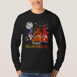 Lerarenteam Retro Gelukkig Hallothanksmas Kabouter T-shirt