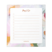 Lerarenwaardering Gepersonaliseerde School Notitieblok (Voorkant)