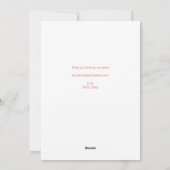 Lerarenwaardering met roze hart snoep feestdagenkaart (Achterkant)