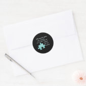 lerarenwaardering nummer één lerareneinde van derg ronde sticker (Envelop)