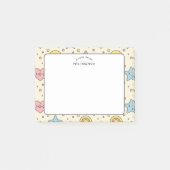 Lerarer erkenning Math Shapes Patroon  Post-it® Notes (Voorkant)