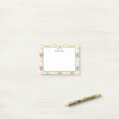 Lerarer erkenning Math Shapes Patroon  Post-it® Notes (Op bureau)