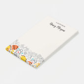 Lerarerkennning Potlood Schoolbenodigdheden Naam Post-it® Notes (Schuin)