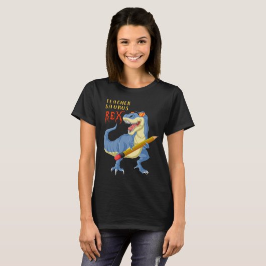 lerares dinosaur trex t-shirt (Voorkant volledig)