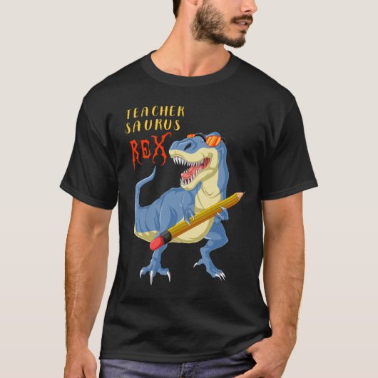 lerares dinosaur trex t-shirt (Voorkant)