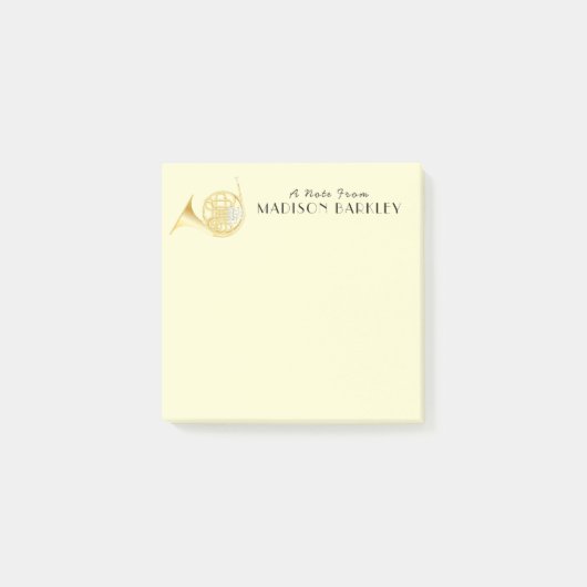 lerares Franse hoornmuziek Post-it® Notes (Voorkant)