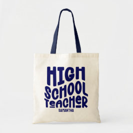 Lerares op de middelbare school tote bag