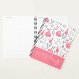 Leraressed Florale Planner