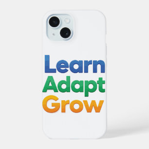 Leren Aanpassen Groeien iPhone 15 Case