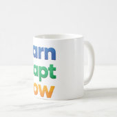 Leren Aanpassen Groeien Koffiemok (Voorkant rechts)