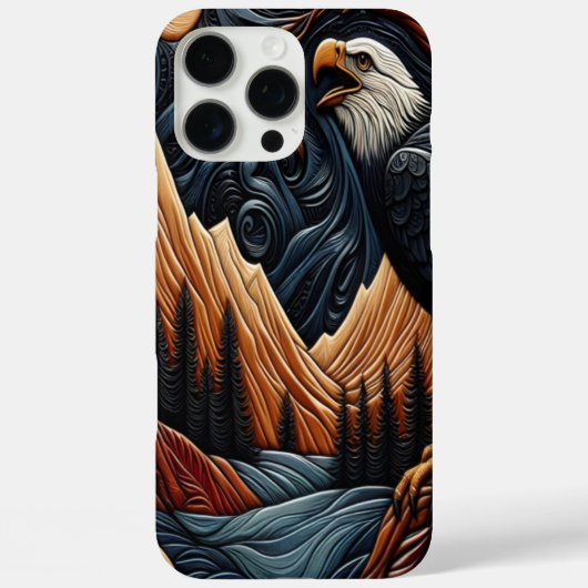 Leren Adelaar Natuur Design Case-Mate iPhone Case (Achterkant)