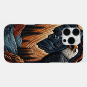 Leren Adelaar Natuur Design iPhone Hoesje (Achterkant horizontaal)