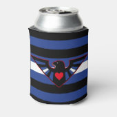 Leren Adelaar Pride Vlag Blikjeskoeler (Blikje Achterkant)