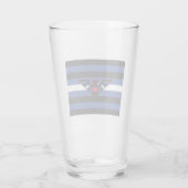Leren Adelaar Pride Vlag Glas (Achterkant)