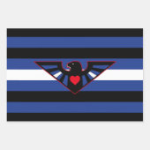 Leren Adelaar Pride Vlag Inpakpapier Vel (Voorkant 2)
