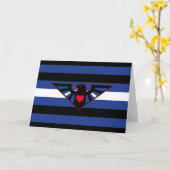 Leren Adelaar Pride Vlag Kaart (Gele Bloem)